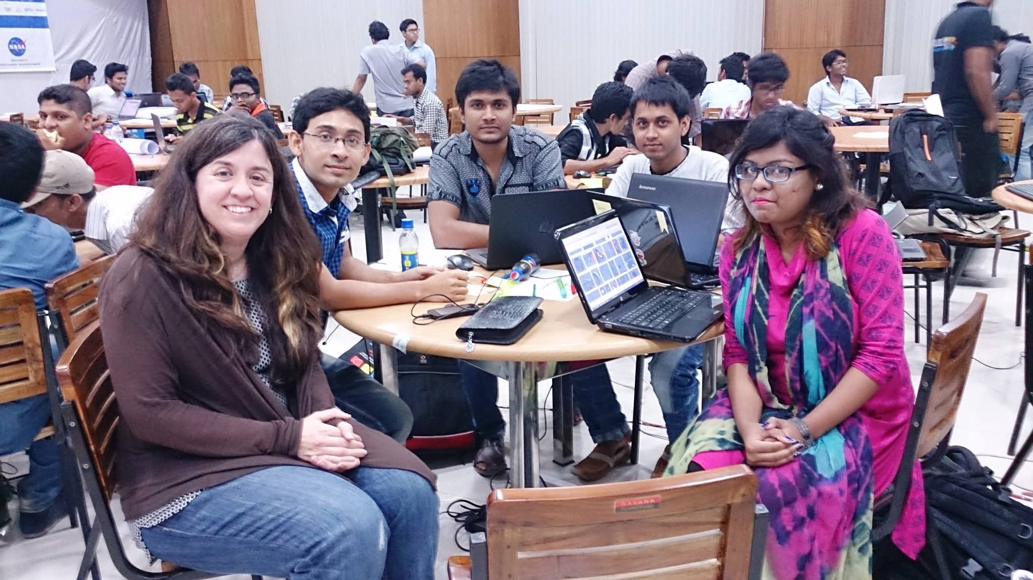 My team NASA International Space Apps Challenge